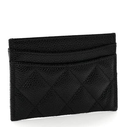Chanel Caviar Quilted Card Holder Black 3 of 8