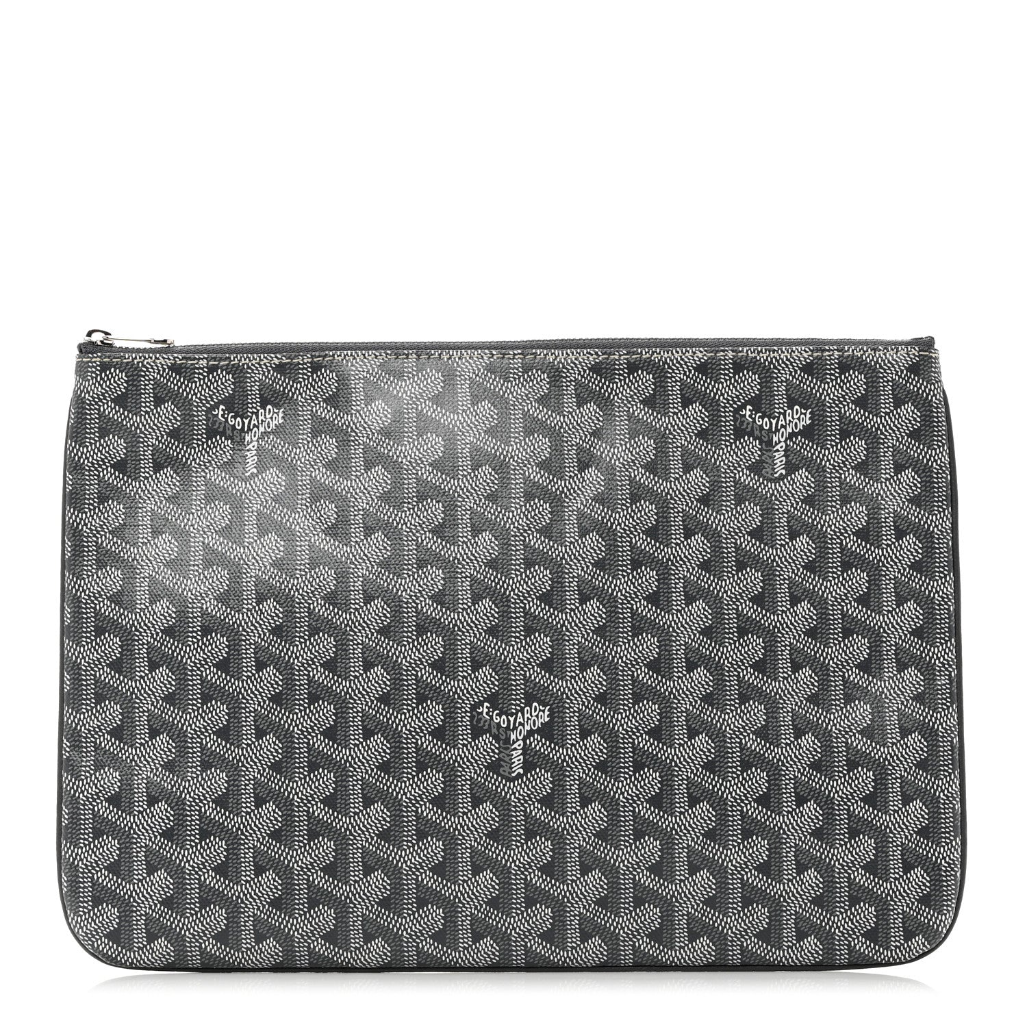 Goyard Goyardine Senat Pochette MM Grey 1 of 6