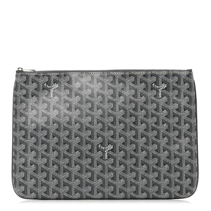 Goyard Goyardine Senat Pochette MM Grey 1 of 6