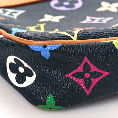 Louis Vuitton Monogram Multicolor Pochette Accessories Black 8 of 11