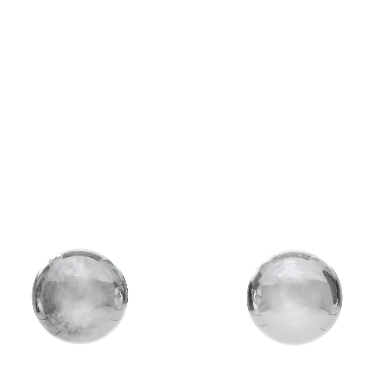 Tiffany Sterling Silver 10mm HardWear Ball Earrings 1 of 5