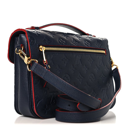 Louis Vuitton Empreinte Pochette Metis Marine Rouge 3 of 10