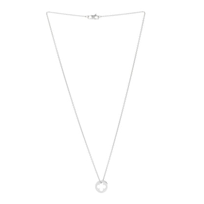 Louis Vuitton 18K White Gold Empreinte Pendant Necklace 2 of 5