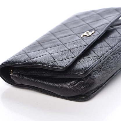 Chanel Caviar Quilted Wallet On Chain WOC Black 14 of 20