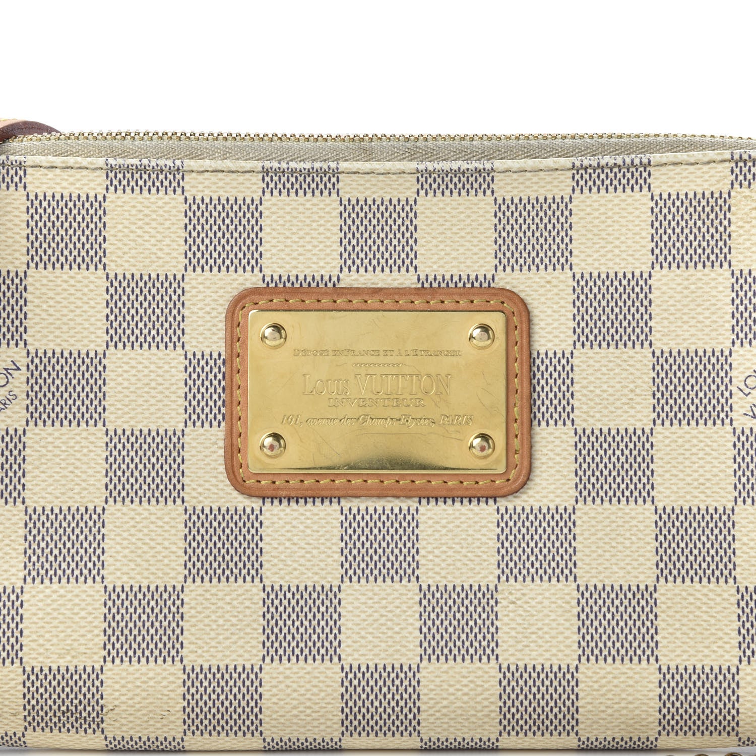Louis Vuitton Damier Azur Eva Clutch 10 of 11