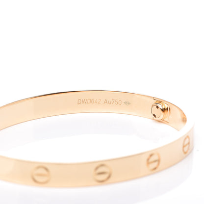 Cartier 18K Yellow Gold LOVE Bracelet 16 4 of 7