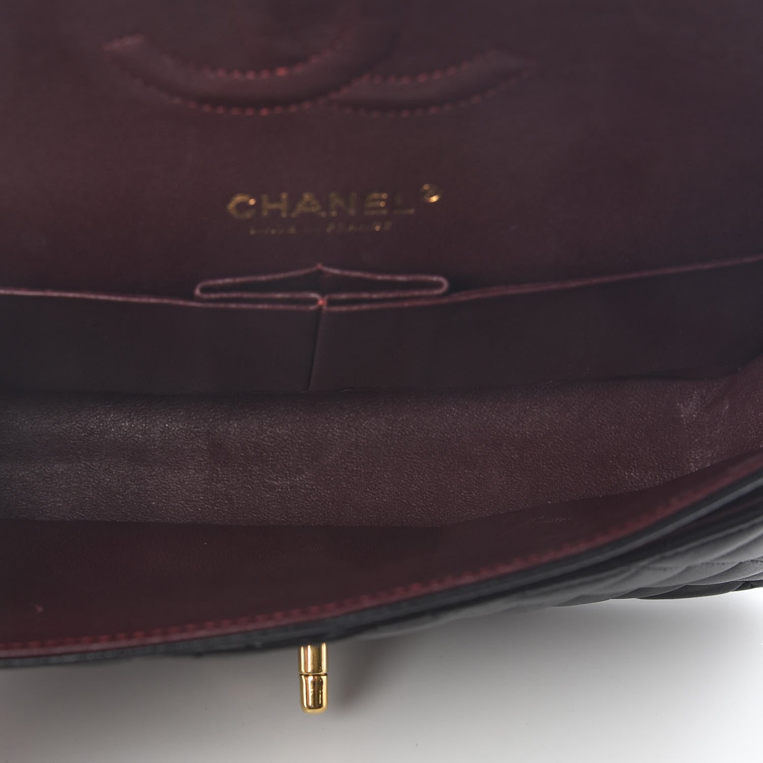 Chanel Lambskin Quilted Medium Double Flap Black 4 of 9