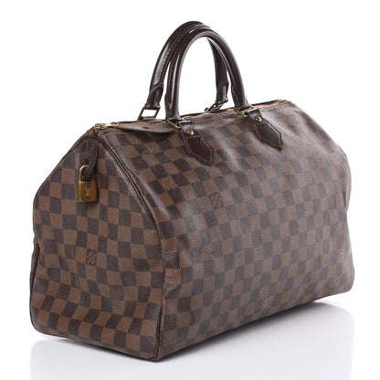 Louis Vuitton Damier Ebene Speedy 35 3 of 12