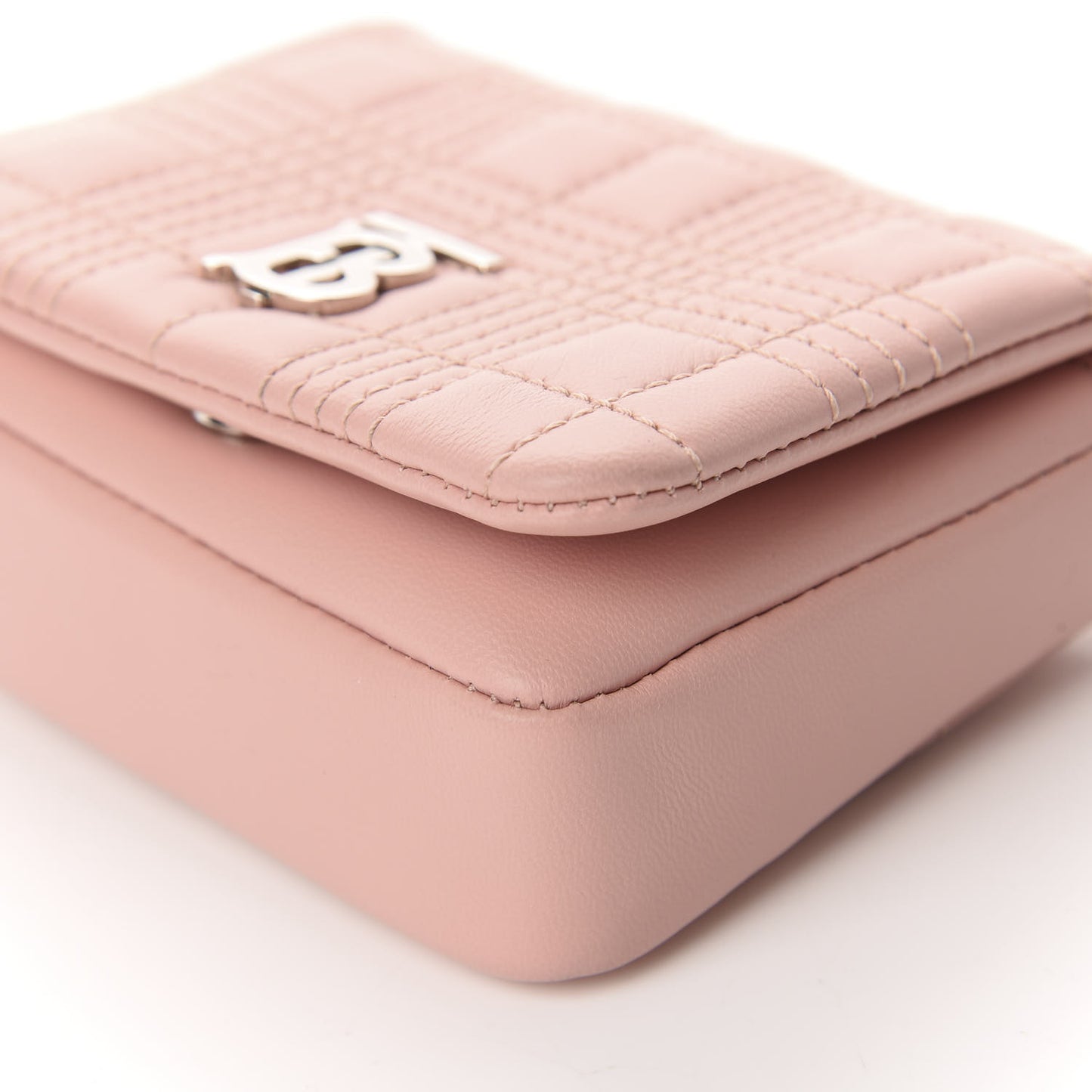 Lambskin Quilted Micro Lola Bag Blush Pink