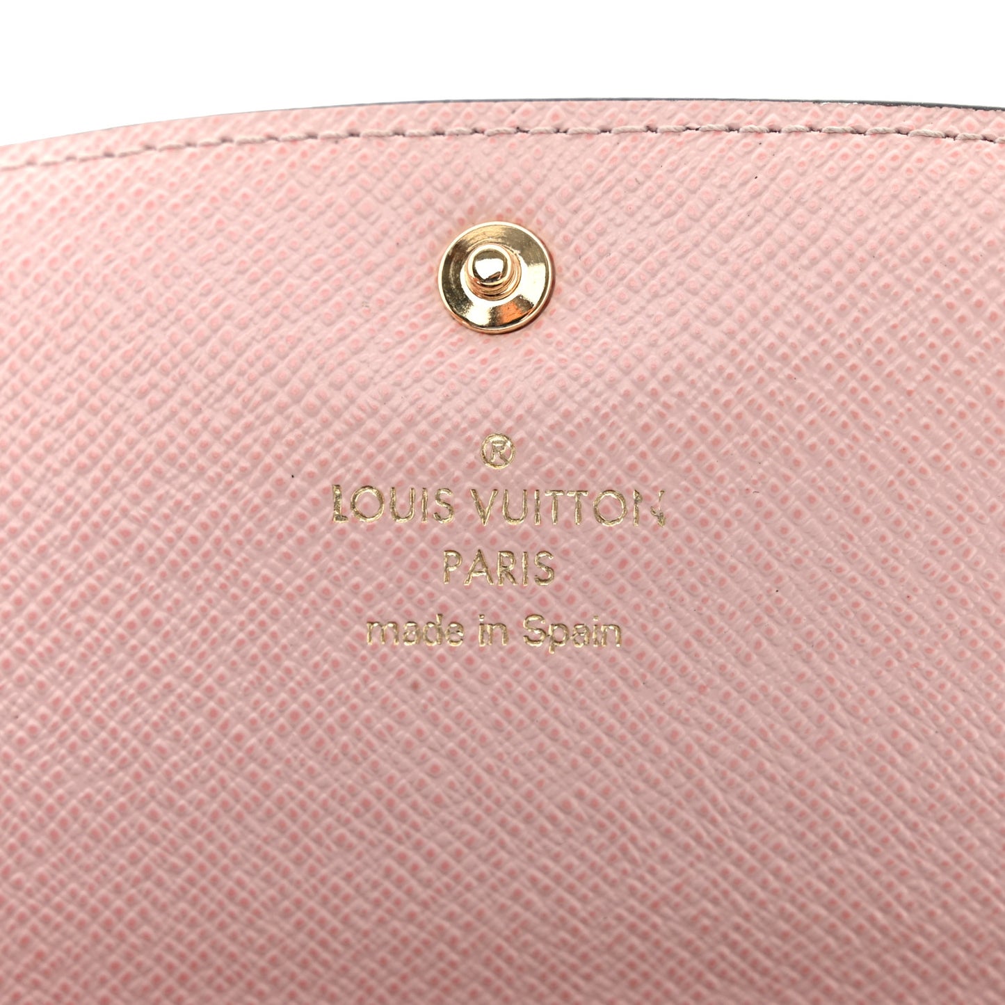 Monogram Emilie Wallet Rose Ballerine