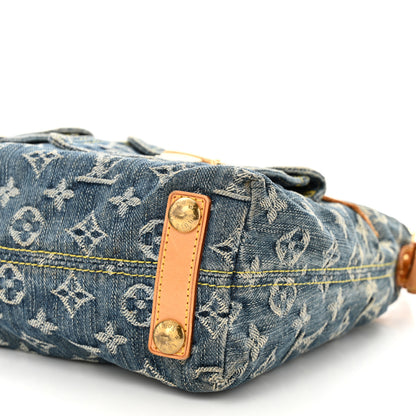 Louis Vuitton Monogram Denim Baggy PM Blue 9 of 11
