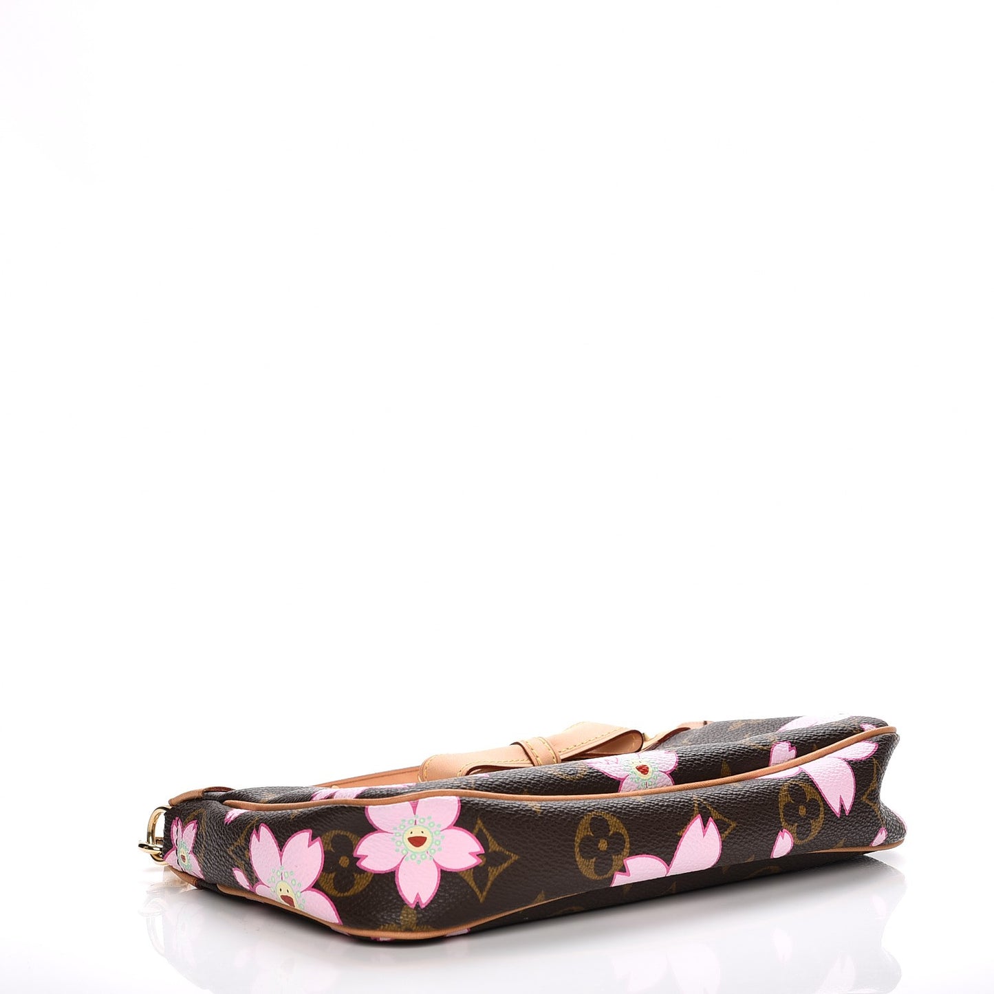 Monogram Cherry Blossom Pochette Accessories Brown