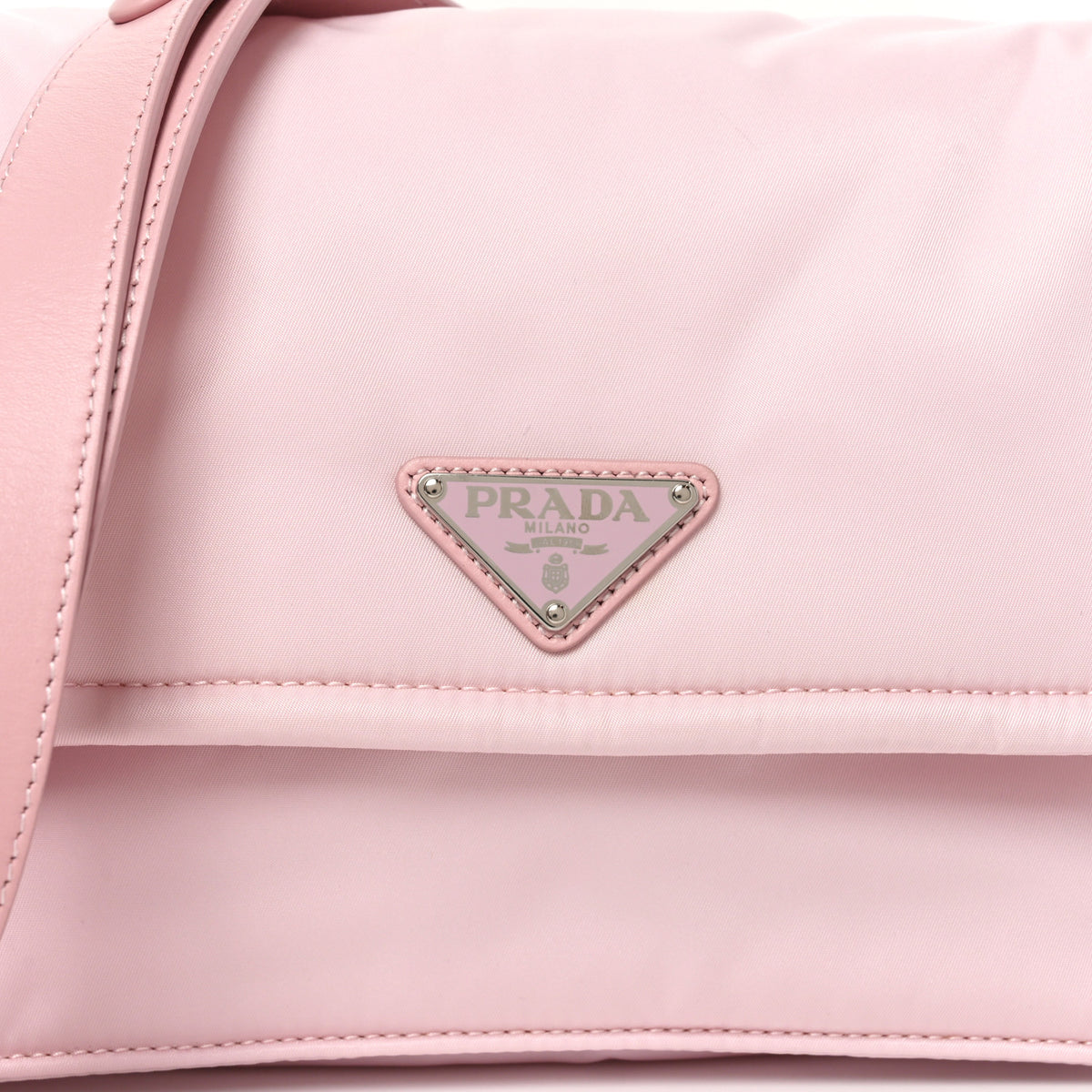 Prada Re-Nylon Padded Small Traveller Alabaster 7 of 9