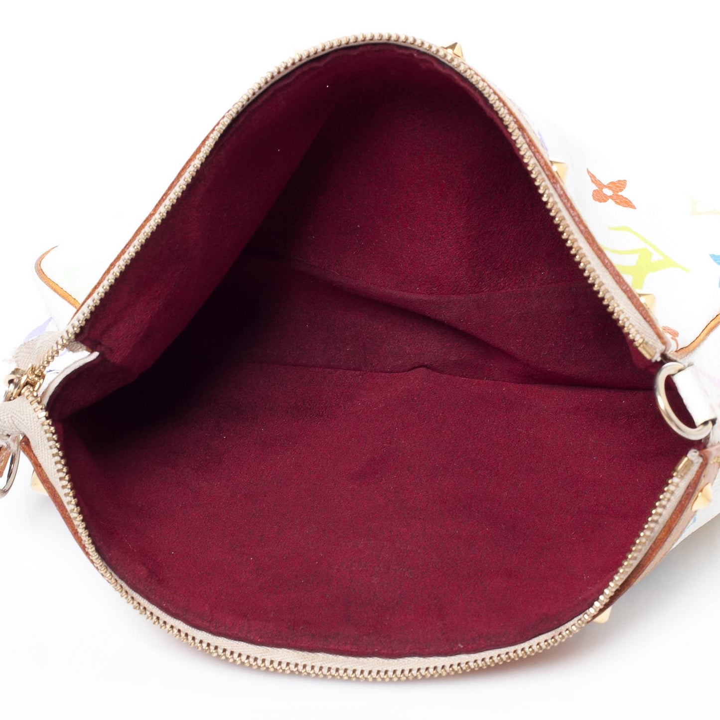 Monogram Multicolor Pochette Accessories White