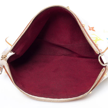 Louis Vuitton Monogram Multicolor Pochette Accessories White 8 of 9