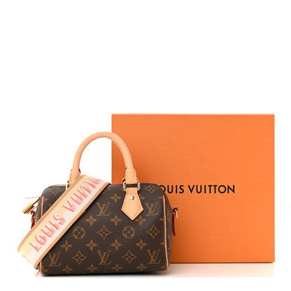 Louis Vuitton Monogram Speedy Bandouliere 20 Pink Orange 18 of 18