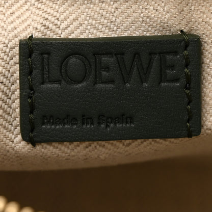 Loewe Calfskin Mini Hammock Hobo Bottle Green 6 of 11