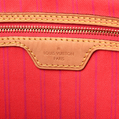 Louis Vuitton Damier Azur Delightful MM Pink 6 of 10