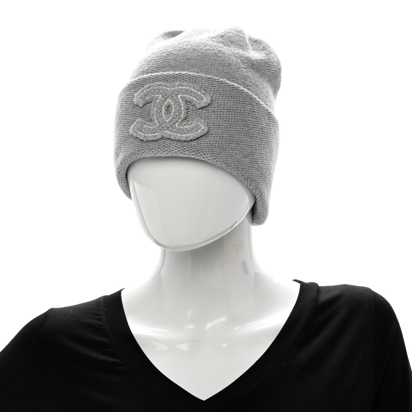 Cashmere CC Beanie Hat Grey