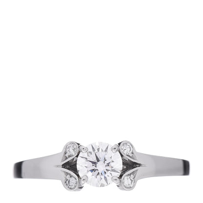 Cartier Platinum Diamond .35ct Ballerine Engagement Ring 50 5.25 1 of 7