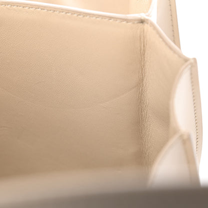 Celine Box Calfskin Medium Classic Box Flap Bag Powder 12 of 14