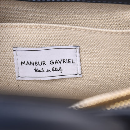 Mansur Gavriel Calfskin Sun Bag Blu 6 of 9