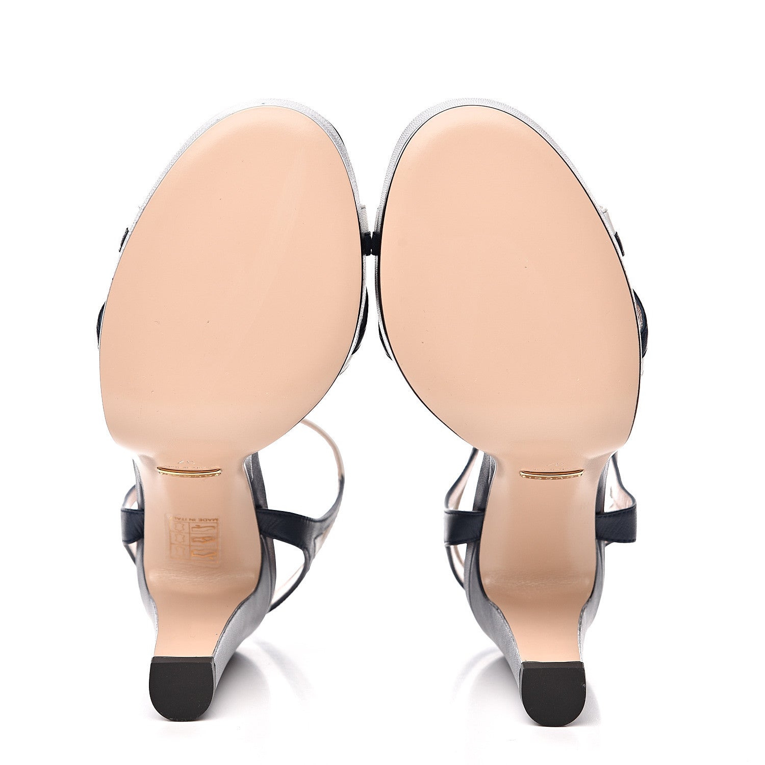 Gucci Malaga Kid Platform Sandals 37 Great White Blue Agata 5 of 8