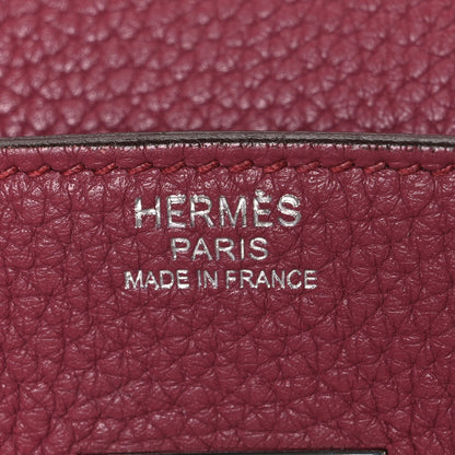 Hermes Taurillon Clemence Birkin 30 Bois de Rose 6 of 12