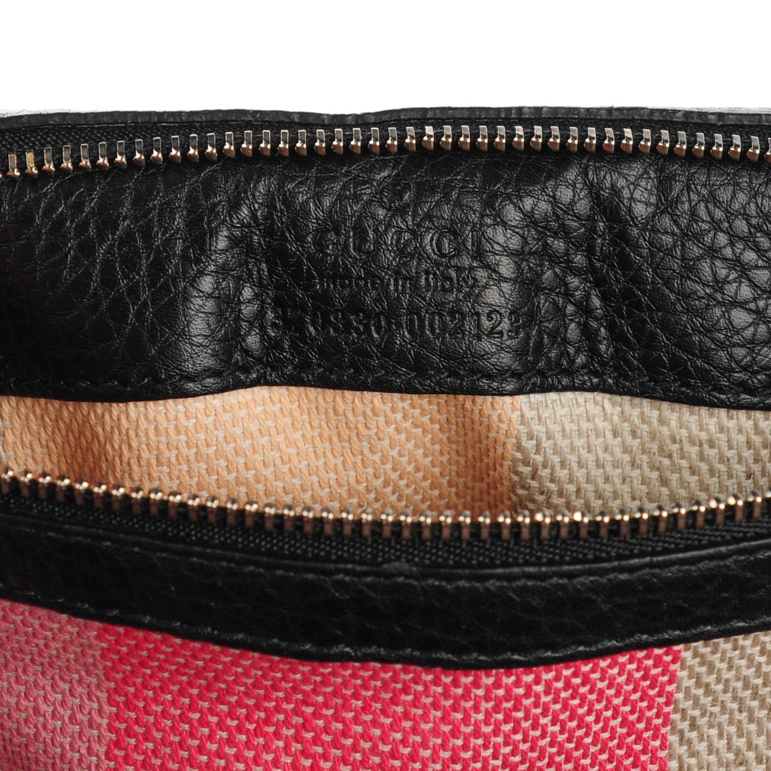 Gucci Pebbled Calfskin Large Bamboo Daily Top Handle Bag Black 6 of 6
