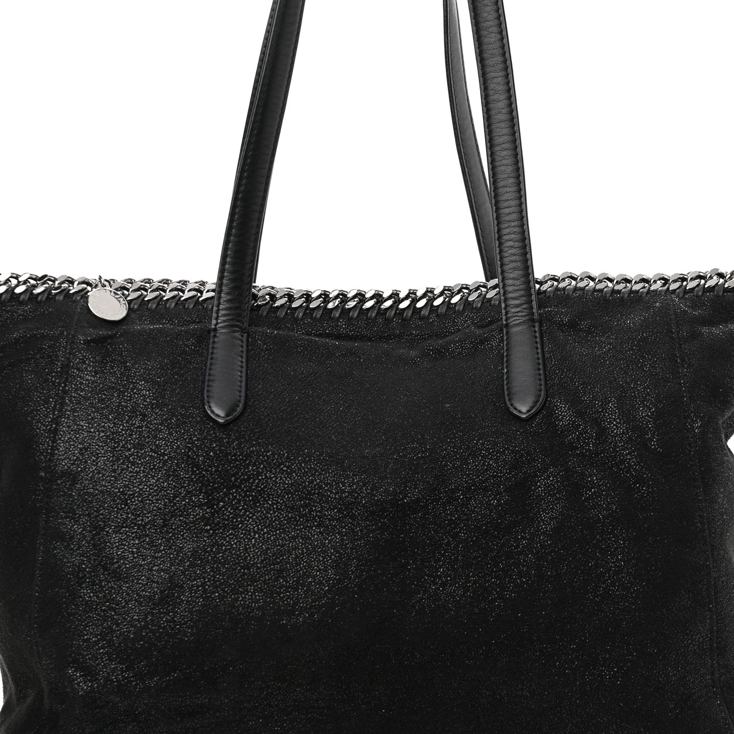 Shaggy Deer Falabella East West Shopper Tote Black
