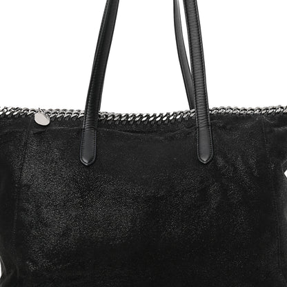 Stella McCartney Shaggy Deer Falabella East West Shopper Tote Black 8 of 10