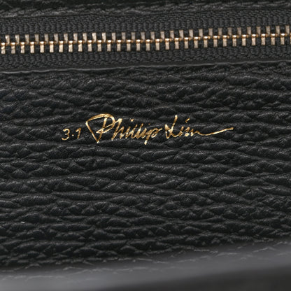 3.1 Phillip Lim Textured Calfskin Mini Pashli Satchel Black 6 of 9