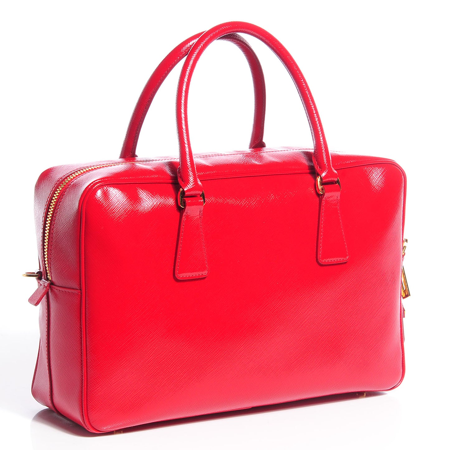 Saffiano Vernice Lux Bauletto Rosso