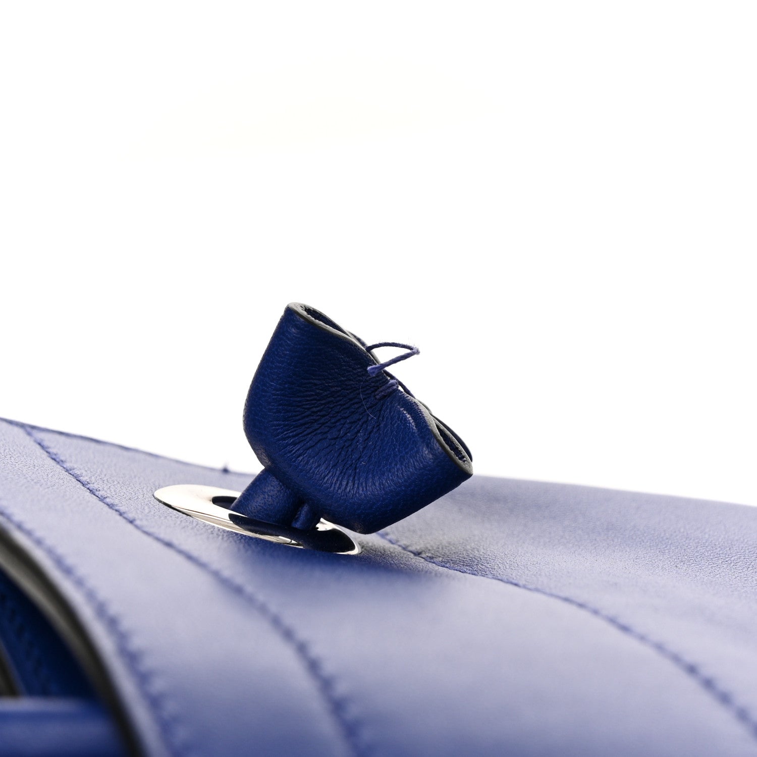 Hermes Milo Lambskin Swift Mini Aline Bleu Electrique 11 of 11