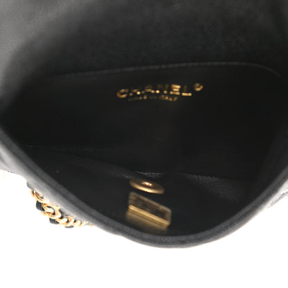 Chanel Shiny Caviar Pick Me Up Flap Belt Bag Black 5 of 12