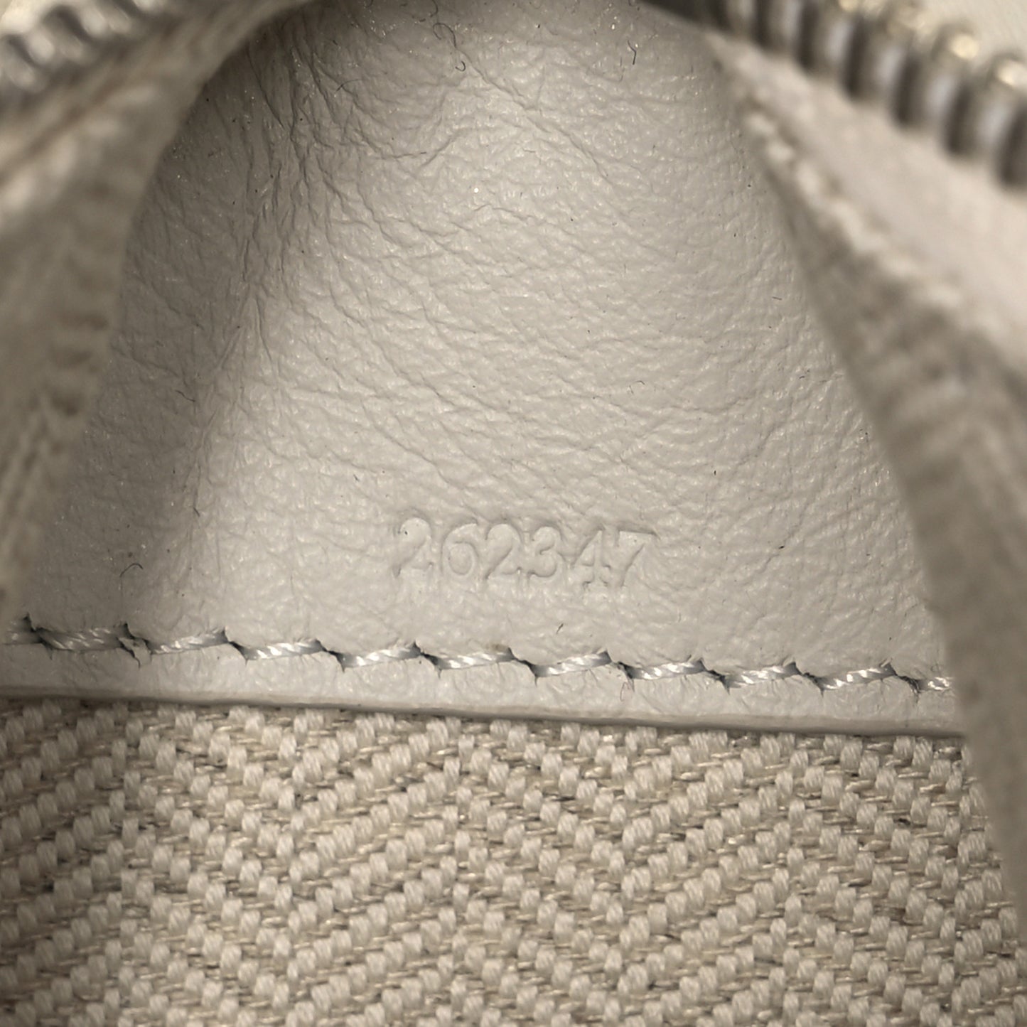 Calfskin Mini Hammock Hobo Soft White