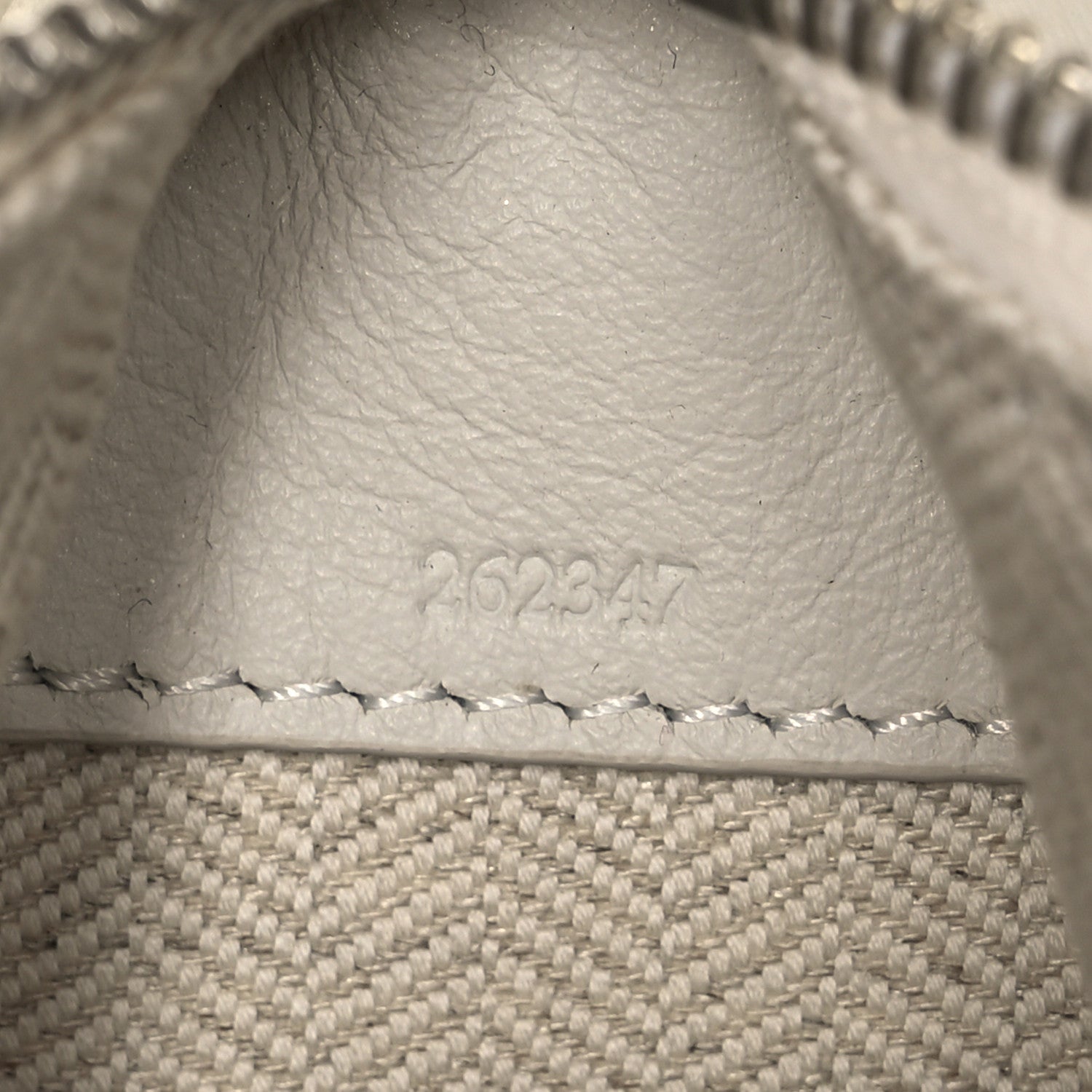 Loewe Calfskin Mini Hammock Hobo Soft White 7 of 12