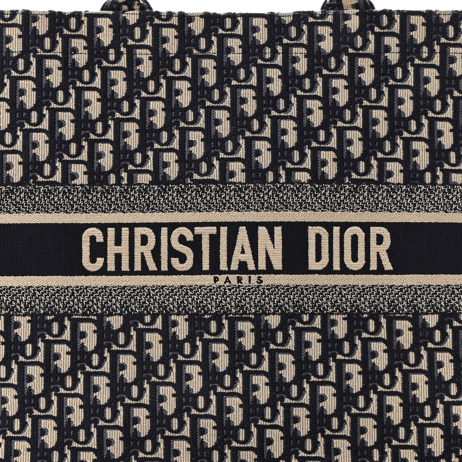 Christian Dior Oblique Book Tote Blue Multicolor 7 of 11