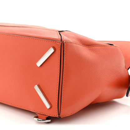 Loewe Grained Calfskin Small Puzzle Bag Orange 10 of 11