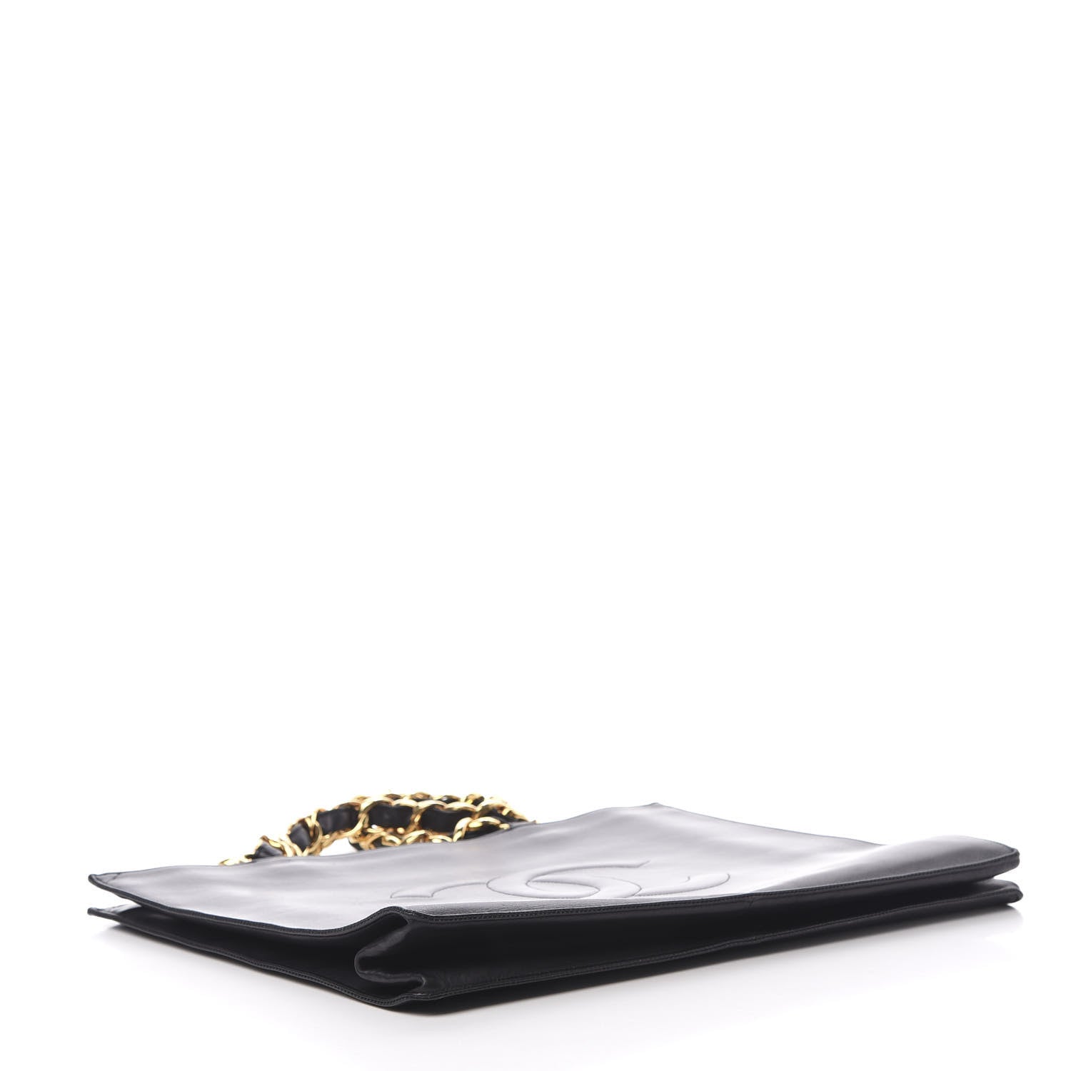 Chanel Lambskin CC Shoulder Bag Black 4 of 13