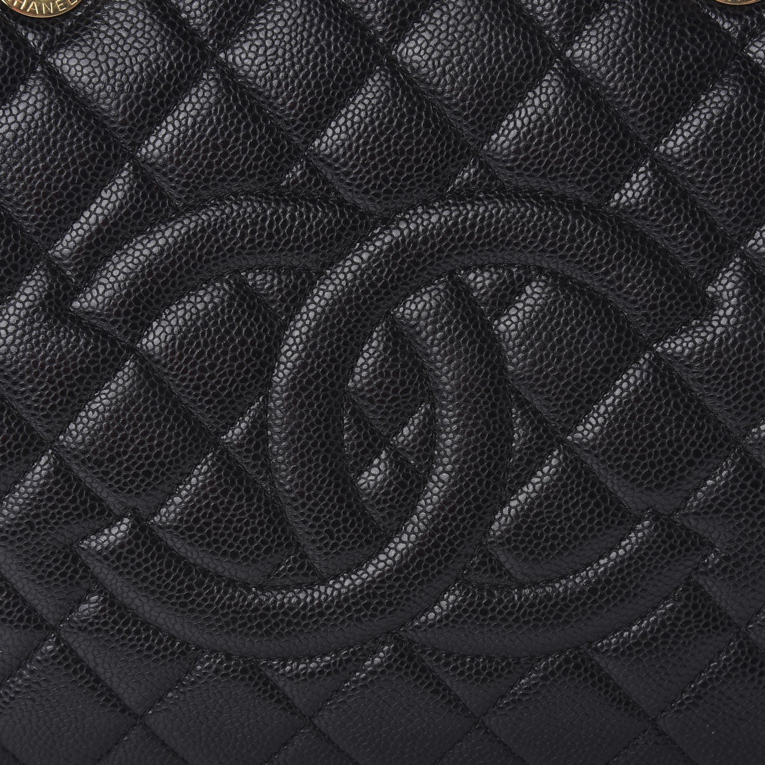 Chanel Caviar Quilted Grand Shopping Tote GST Black 10 of 11