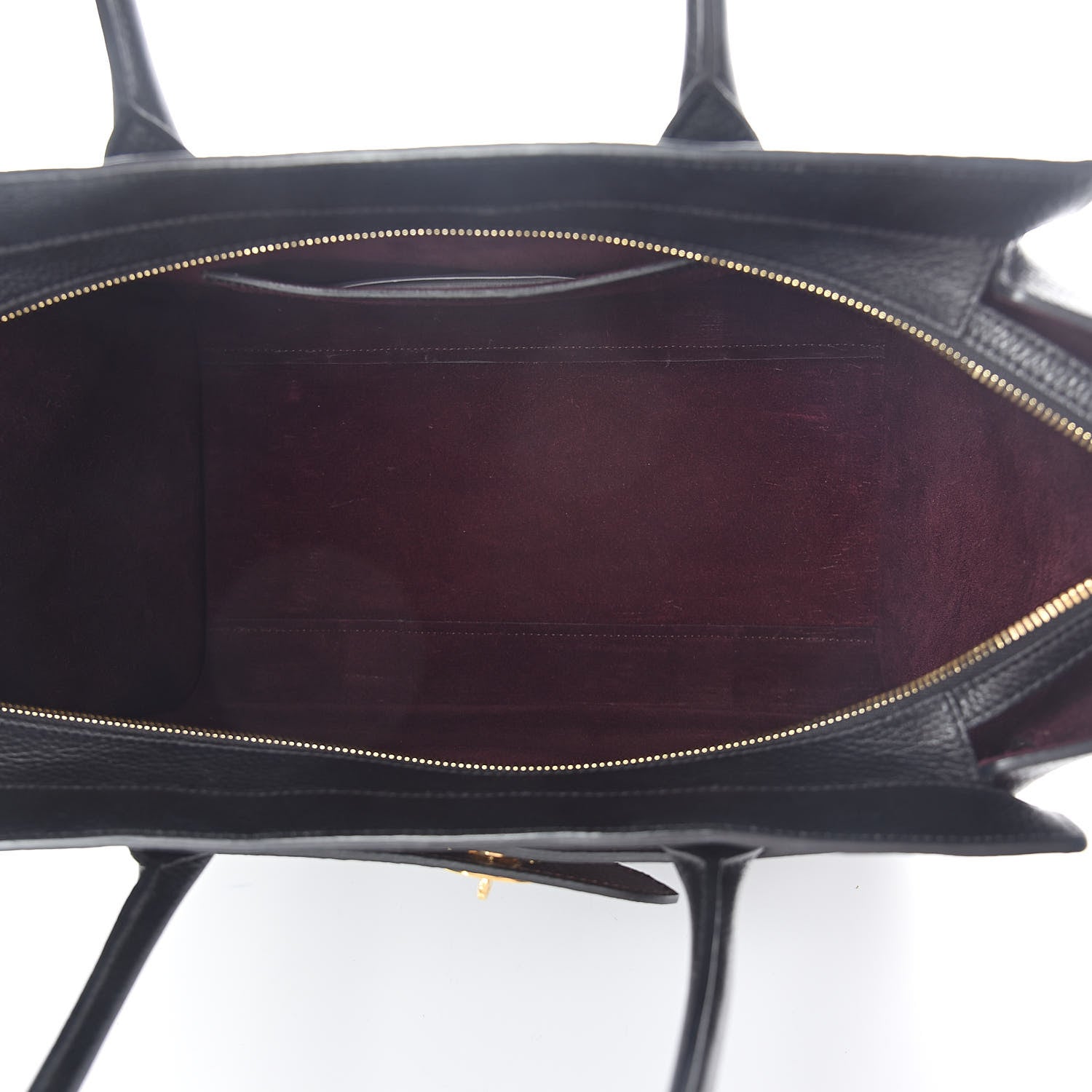 Mulberry Grain Vegetable Tanned Calfskin Zipped Bayswater Black 5 of 8