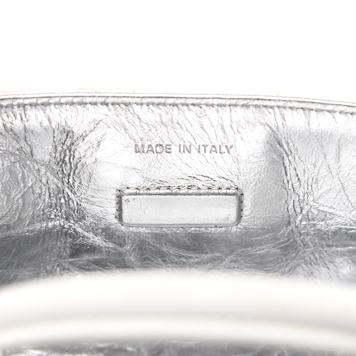 Christian Dior Metallic Calfskin Medium Diorever Flap Silver 7 of 12