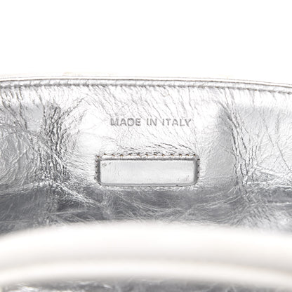 Christian Dior Metallic Calfskin Medium Diorever Flap Silver 7 of 12