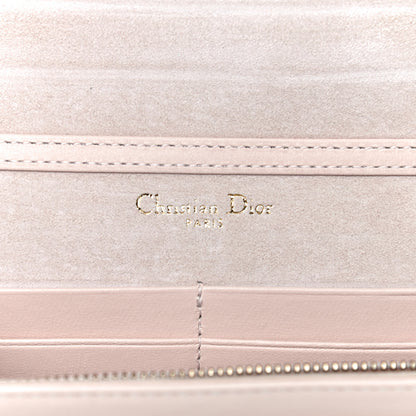 Christian Dior Calfskin Studded Diorama Wallet on Chain Pouch Nude 7 of 17