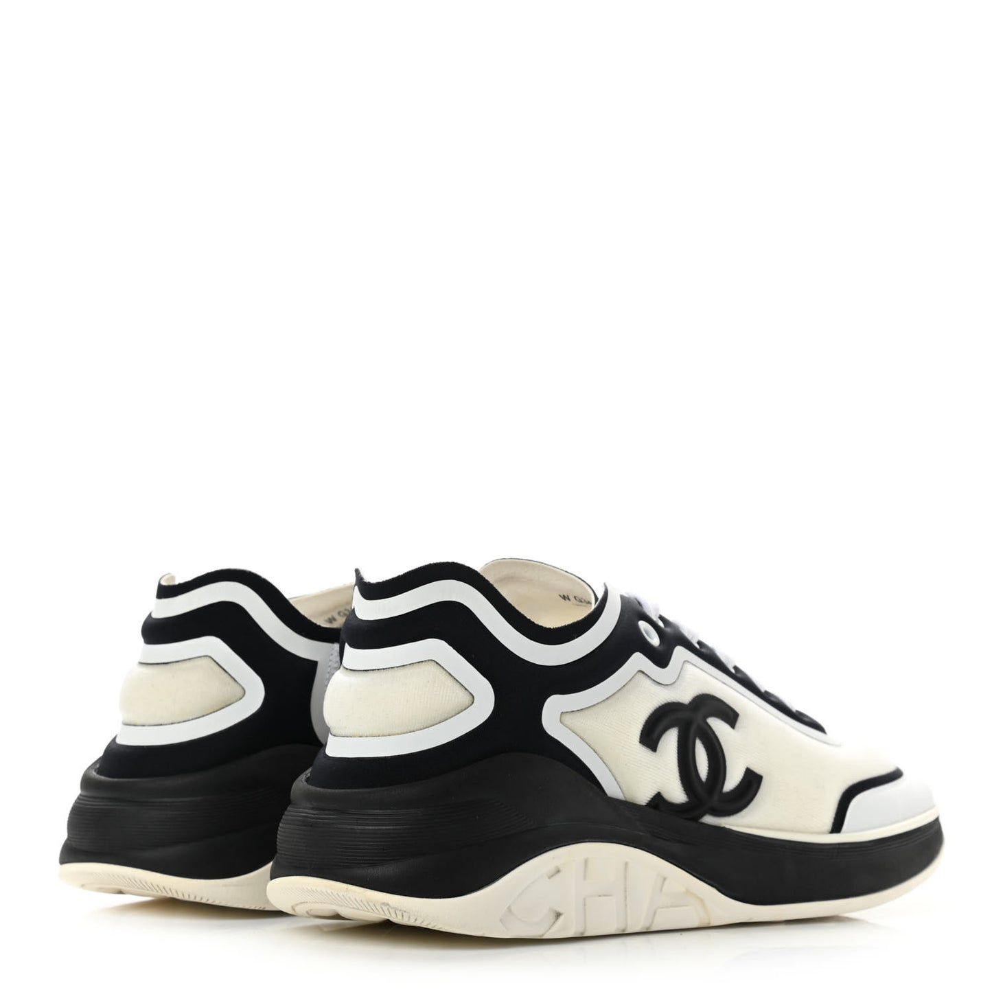 Lycra Womens CC Sneakers 40 White Black