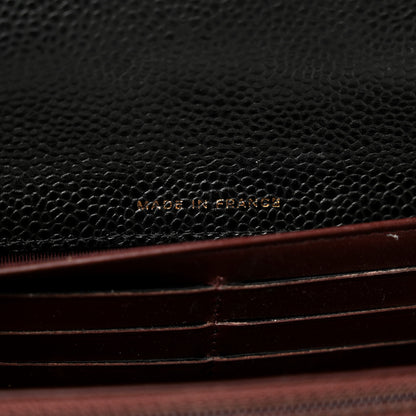 Chanel Caviar Quilted Large Flap Wallet Black 6 of 10