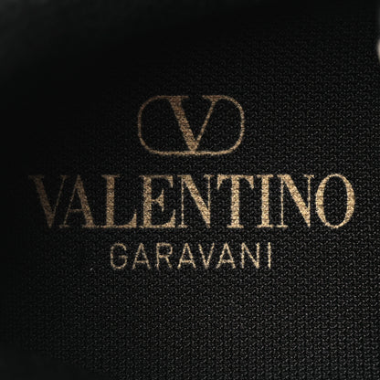Valentino Garavani Mesh Fabric Suede Mens Rockrunner Sneakers 43.5 Black 9 of 11
