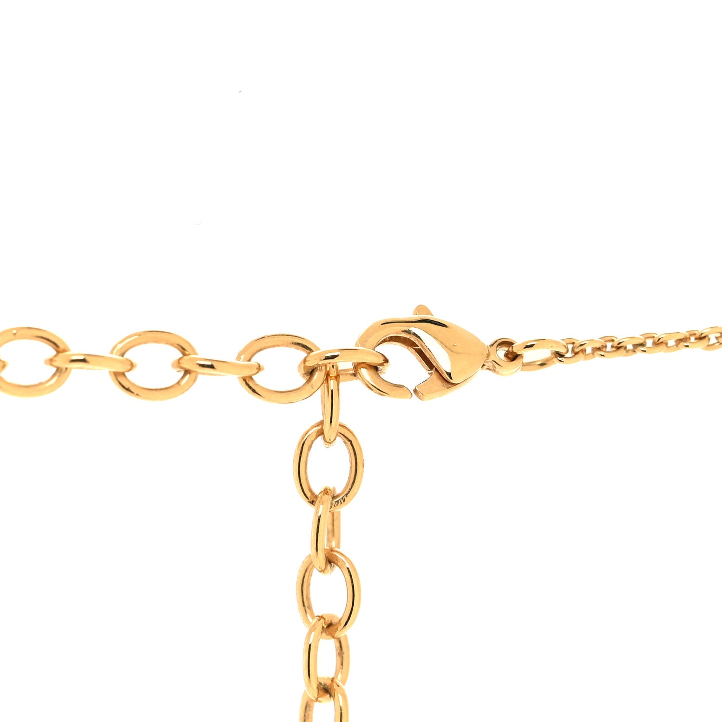 Enamel LV Iconic Necklace Gold Fuchsia