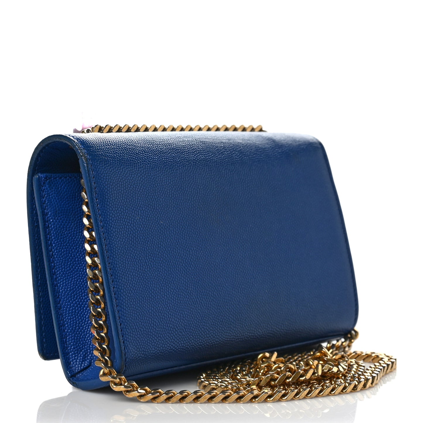 Grain De Poudre Small Classic Monogram Kate Satchel Royal Blue
